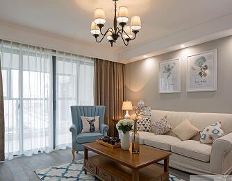 四房两厅住宅装修施工图纸(美式风格)免费下载 - 装修图纸