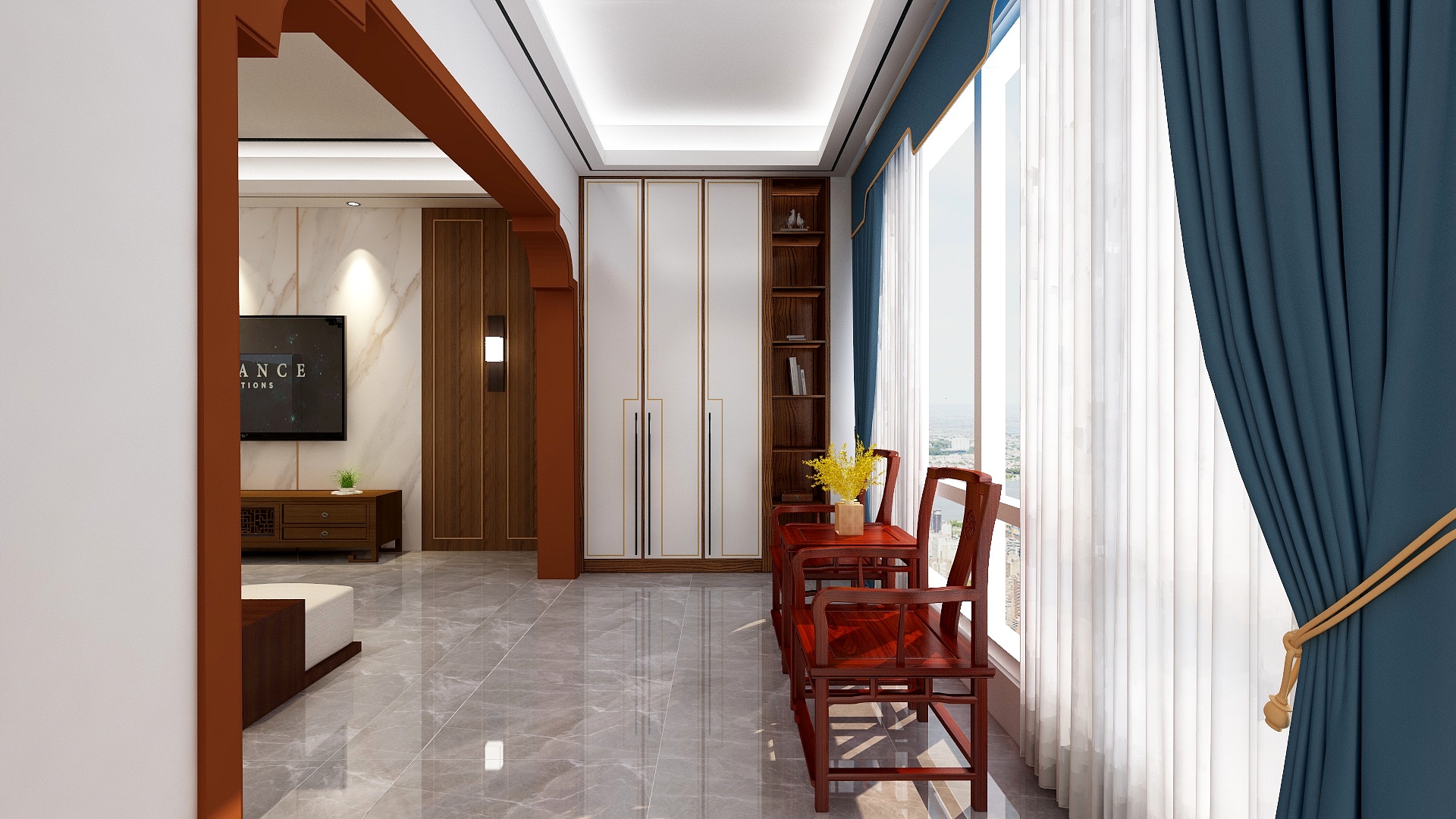 普通住宅入户花园室内装修设计,装修效果图-酷家乐-第1页